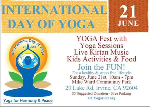 International Yoga Fest 2015 in Irvine